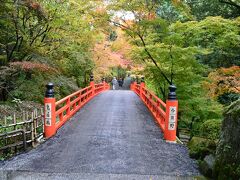 続いて泉涌寺のお隣にある今熊野観音寺に寄りました。
こちらは拝観無料でした。
赤い橋がいい感じです。
（今熊野観音寺）