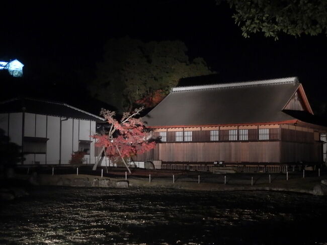 玄宮園の中にある楽々園という建物。<br />