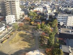 部屋からの井上公園