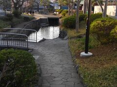 先ほどとは別の親水公園の古川親水公園