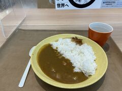 安田講堂の前の広場の地下(こんなところにあるのも驚きですが）の学食に入ってみました。生協カレー、非組合員でも300円台、組合員なら200円台という安さ。学食というのもは割り引いても安すぎでしょう。
ただスプーンがエコでないプラスチックなのが、こういうのうるさそうな生協がやっている食堂と考えると意外。