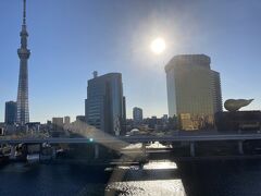 東京旅行最終日は快晴。