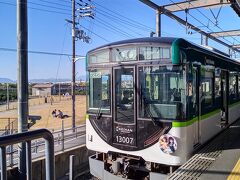 次は蓮華王院から徒歩5分の京阪本線七条駅から電車に乗り、中書島で京阪宇治線乗り換えて宇治へ。
