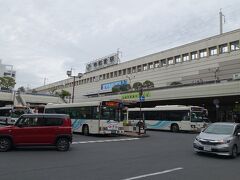 　６：５４　定刻にＪＲ宇都宮駅前に到着。大阪から１０時間１０分でした。