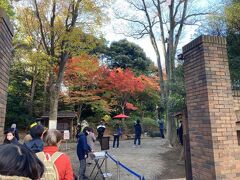 染井門から入ります。紅葉シーズンは、開門してます。