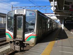 14:20　会津若松駅発　磐越西線