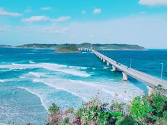 角島大橋がよく見える側の公園。