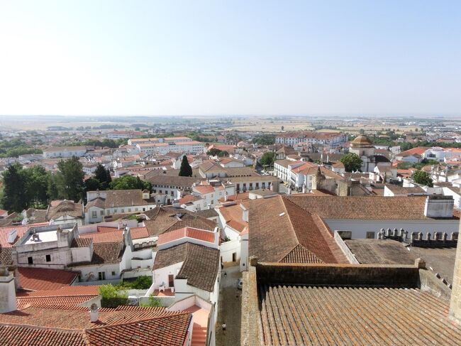 エヴォラの街は小さいので、簡単に観光出来ます。<br />写真はカテドラル塔の屋上からの眺め