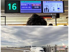 10:25発のJAL便で新千歳空港へ。