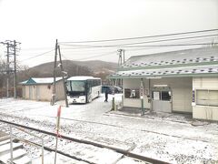 東鹿越駅に到着