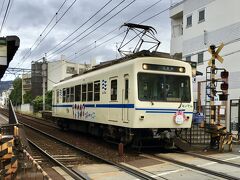 出町柳で叡山電鉄に乗り換えて，一乗寺駅に到着しました。

今回は，叡山電鉄・一乗寺駅→一乗寺 中谷→修学院離宮→叡山電鉄・修学院駅と徒歩で回ります。全部で3.1km，約40分の行程ですが，修学院離宮参観でさらに苑路を3km歩くことになります。叡山電鉄の修学院駅から修学院離宮までは，片道1.1kmです。