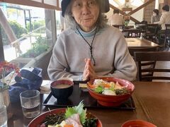 萩の、道の駅、昼飯、海鮮丼