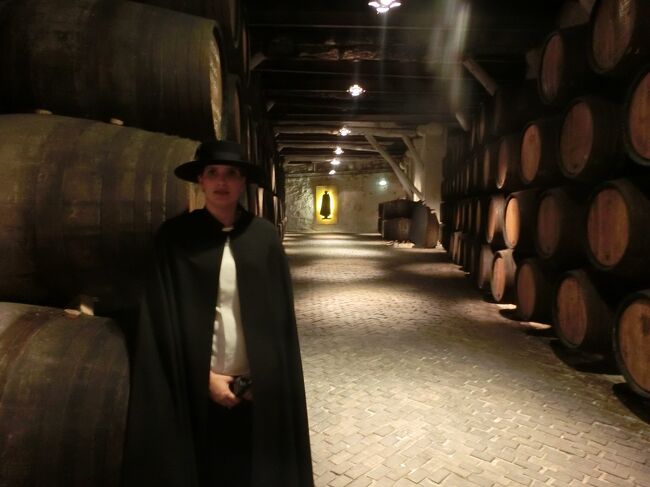 クルーズを終え、ポートワインのワイナリー見学です。10ユーロでした。