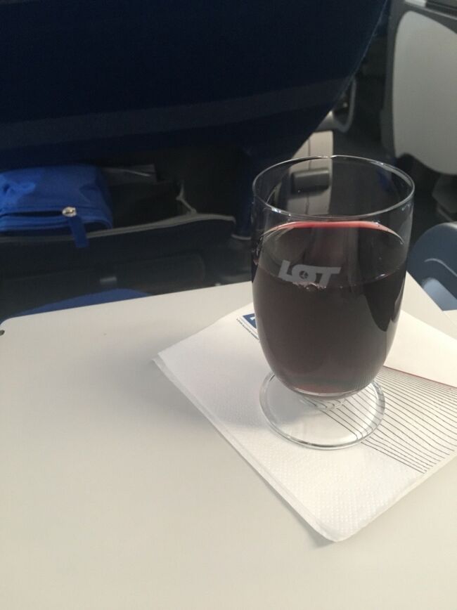 ポーランド航空のプレエコは、離陸前のウェルカムドリンクも出るし、ワインもきちんとグラスに入れて頂けて、種類も多いし、で、他社のビジネスクラスに近く、快適でした。<br /><br />楽しい旅行でした。