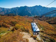 大観峰から立山ロープウェイ。