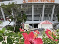 9時には那覇に着きました。
奥武山公園の武道館でマラソンの受付が10時から。
人が多そうなので受付開始より早く行って並んでようと思ったら正解。
初めての体験でしたが、ホントに人が多い！
大行列でした。