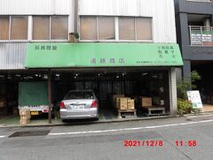 遠藤商店に立ち寄りました。博多小学校石塁遺構展示室から数分です。遠藤商店さんは、西町筋通りから少し通りを入った所にあった玩具・駄菓子の卸販売店です。