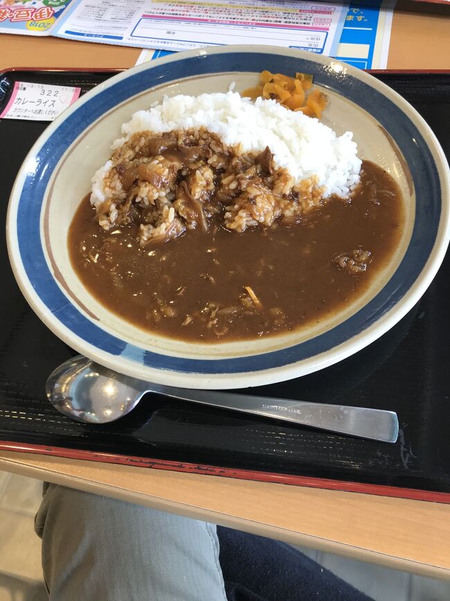 大人はカレーをそそくさと食べます
