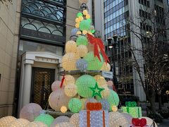 ペニンシュラホテルのクリスマスツリー。
