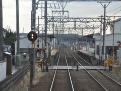 　当初、菊姫ぎょうざから歩いてくる予定にしていた伊勢朝日駅を通過します。