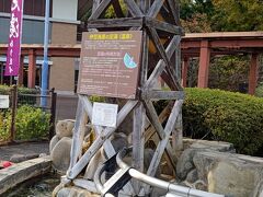 伊豆高原駅には、足湯がありました。