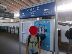  あっという間に熊本駅に到着しました。今回の旅では熊本県と大分県は通過するのみの予定となっています。
