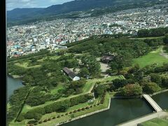 五稜郭タワーに登ったらほんとにペンタゴンだった