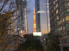 ミッドタウン建物からイルミネーション会場の檜町公園へと続く歩道橋から
見た東京タワーこの歩道橋から見た東京タワーはナイスな撮影スポットでしたが
手前にある建設中の2023年完成の麻布台ヒルズが明かりがともり始めたので
ここから見る東京タワーの存在がうすくなりました。
ちなみにこの麻布台ヒルズ大阪のあべのハルカスを抜いてに日本一の
超高層ビルになりましたが2027年完成のトーチタワーに抜かれてしまうので
4年間だけの日本一というお話は有名ですね