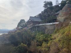 文学のこみちを抜けると千光寺に着きます。
写真はロープウェイから撮ったもの。