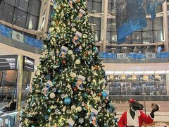 羽田空港に到着、もうクリスマスムードですね。
