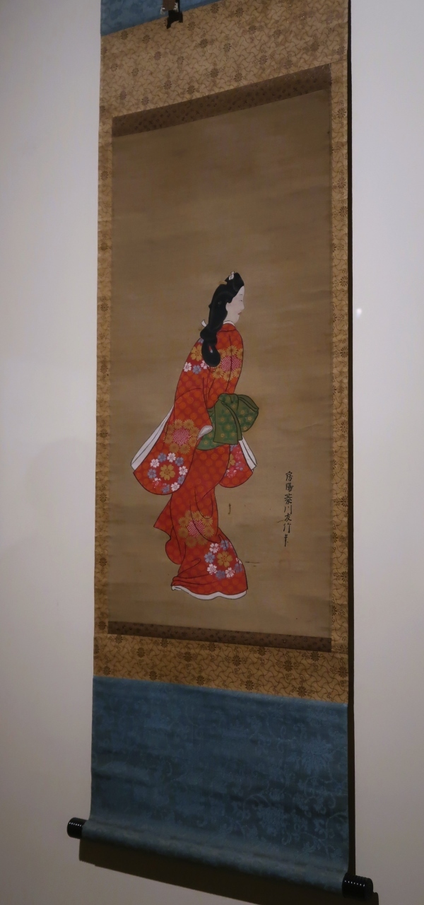 上野/東博-3 見返美人図（菱川師宣筆）次の国宝候補 ☆浮世絵の