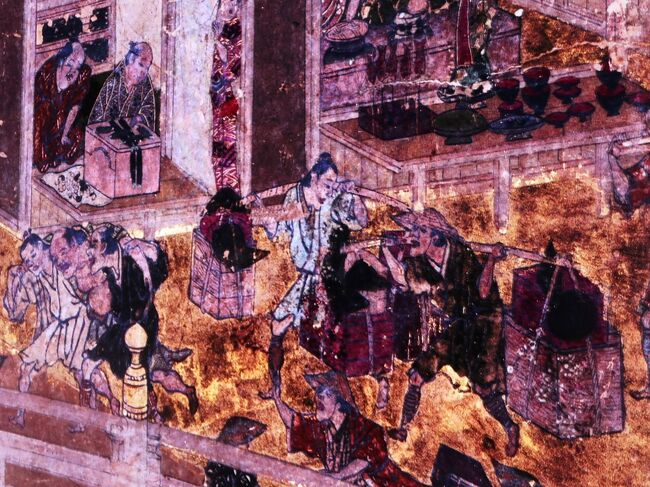 ハッピーねこ　洛中洛外図屏風　東京国立博物館蔵　便利堂　骨董品　お宝 ハッピーねこ 洛中洛外図屏風 東京国立博物館蔵 便利堂 骨董品