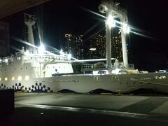 さるびあ丸です。22時出港予定で、21:40頃に乗船の案内がありました。