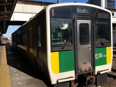 久留里線はかわいい1両編成の列車です。