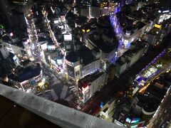 今までで一番高くから見た渋谷交差点
右は新しく出来て初めて上から見る宮下公園