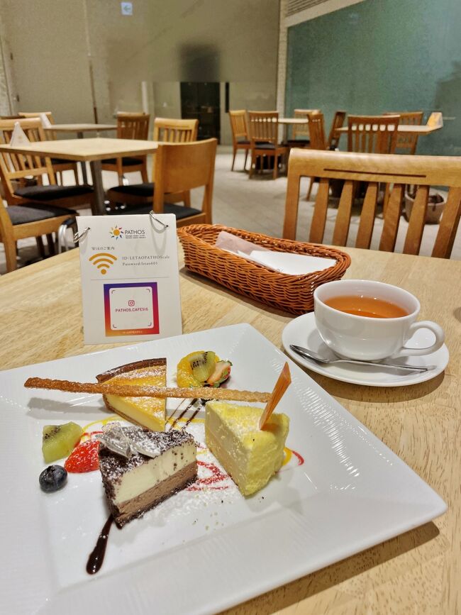 3種のチーズケーキ（ドゥーブルフロマージュ、ヴェネチアランデヴー、ショコラドゥーブル）がセットになったドゥーブルプレートを注文。<br />ふわふわ食感とチーズの濃厚な味わいが美味しかったです♪