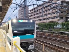 地元東十条駅を6時45分発の京浜東北線大宮駅行きに乗車。