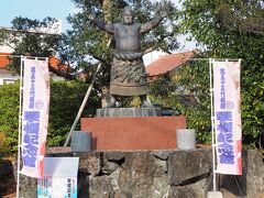 バス停近くに建っていた琴桜の銅像
倉吉の出身だったのですね。