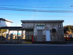 大川駅到着。
片田舎の駅にしか見えない。