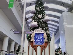 クィーンズスクエア横浜のショッピングモール内のクリスマスツリー
もう25年も経つんですね