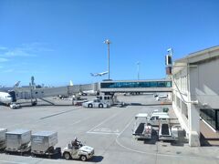 予定よりも少々遅延して
那覇空港に到着しました
