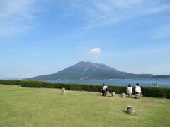 桜島を一望できる場所へ。絶景です。