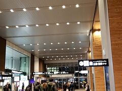 着いた！
18:20分。
13時間かかりましたが、定刻どおりで何より。
皆さんありがとう。

それにしてもやはりかっこいい駅！
富山駅大好き。