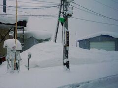 音威子府は雪の中
