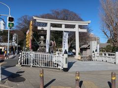 白旗神社にやって来ました。