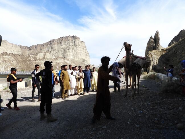 鳴り物が響いているし通りすがりのラクダもビビってるんちゃう？