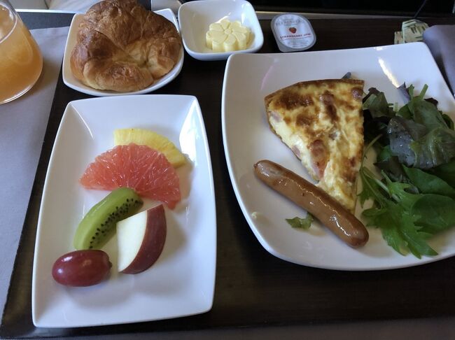 朝食～。まあまあ