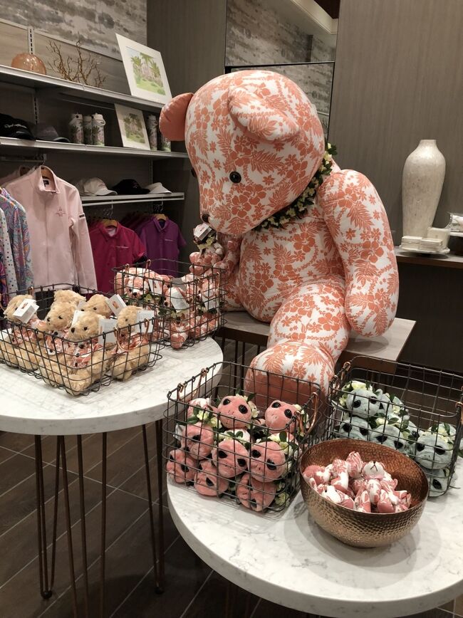 この小さいクマちゃん買いました。ハワイアンフェアで3000円で売ってましたがやっぱり現地で買う方が安いですね。