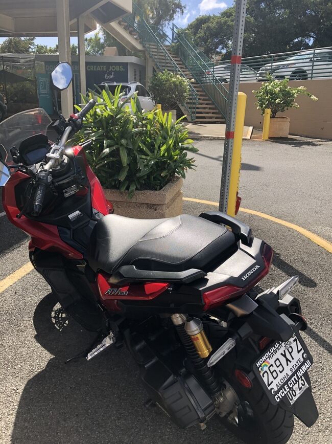 2日目です。今日はバイクを借りて色々周ります。<br />買い物もしたいのでスクーターです。