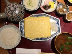 東京で京風だし巻き卵の定食